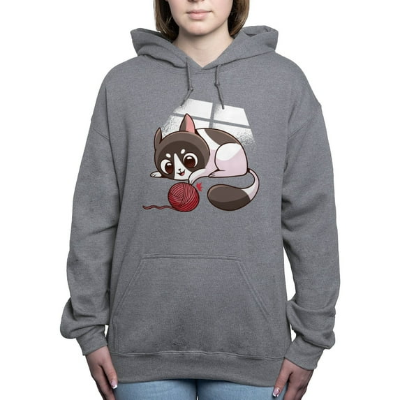 CafePress - Cute Kawaii Cat Sweatshirt - Pullover Hoodie, Classic & Comfortable Hooded Sweatshirt