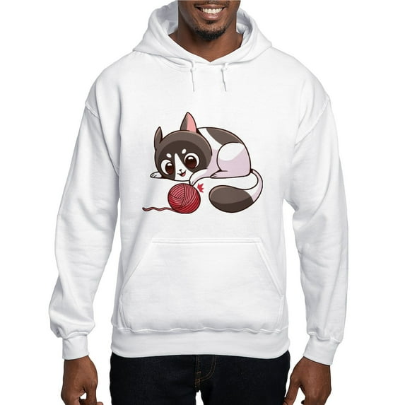 CafePress - Cute Kawaii Cat Sweatshirt - Pullover Hoodie, Hooded Sweatshirt