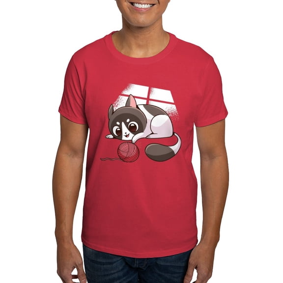 CafePress - Cute Kawaii Cat T Shirt - Men's Classic Graphic Cotton T-Shirt