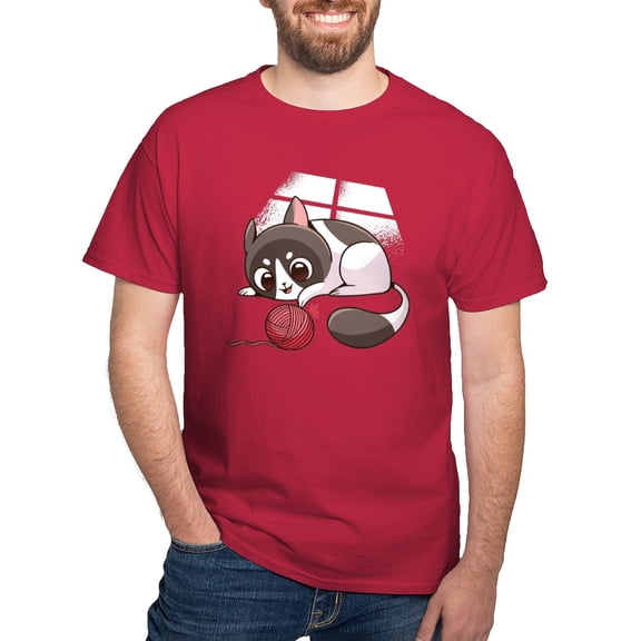 CafePress - Cute Kawaii Cat T Shirt - Men's Classic Graphic Cotton T-Shirt