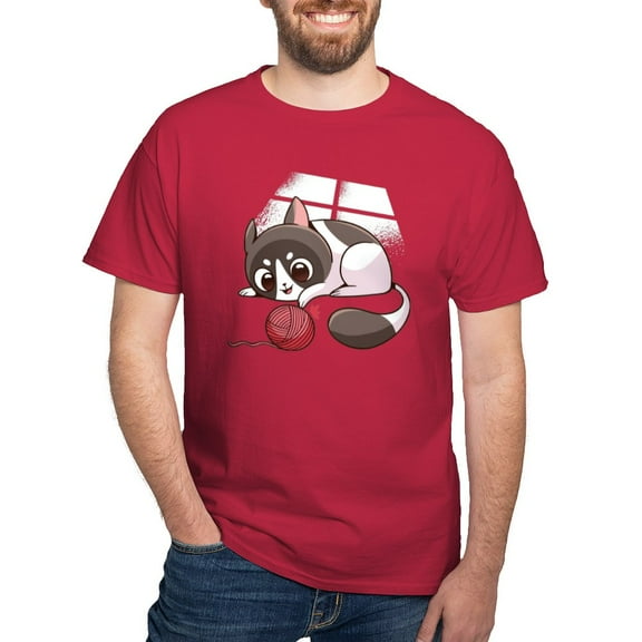 CafePress - Cute Kawaii Cat T Shirt - Men's Classic Graphic Cotton T-Shirt