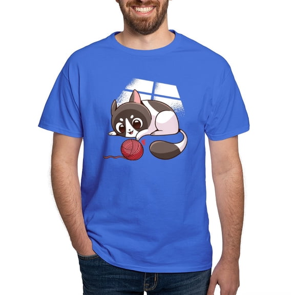 CafePress - Cute Kawaii Cat T Shirt - Men's Classic Graphic Cotton T-Shirt