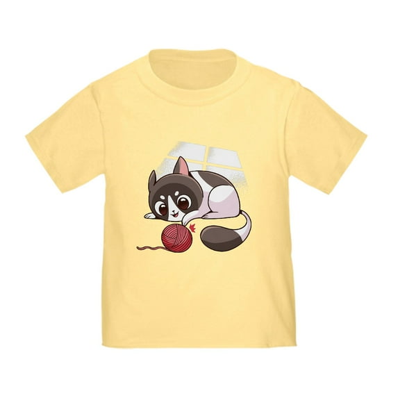 CafePress - Cute Kawaii Cat T Shirt - Cute Toddler T-Shirt, 100% Cotton