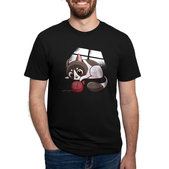 CafePress - Cute Kawaii Cat T Shirt - Mens Tri-blend T-Shirt