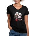 thumbnail image 1 of CafePress - Cute Kawaii Cat T Shirt - Women's V-Neck Dark T-Shirt, 1 of 4