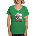 thumbnail image 1 of CafePress - Cute Kawaii Cat T Shirt - Women's V-Neck Dark T-Shirt, 1 of 4