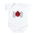thumbnail image 1 of CafePress - Cute Ladybug & Crossbones Infant Bodysuit - Baby Light Bodysuit, Size Newborn - 24 Months, 1 of 4