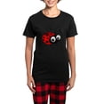 thumbnail image 1 of CafePress - Cute Ladybug Women's Dark Pajamas - Women's Short Sleeve Print T-Shirt and Pants Dark Cotton Pajama Set, 1 of 7