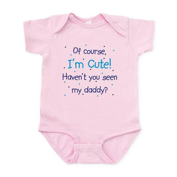 CafePress - Cute Like Daddy Infant Bodysuit - Baby Light Bodysuit, Size Newborn - 24 Months