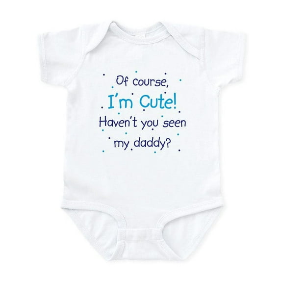 CafePress - Cute Like Daddy Infant Bodysuit - Baby Light Bodysuit, Size Newborn - 24 Months