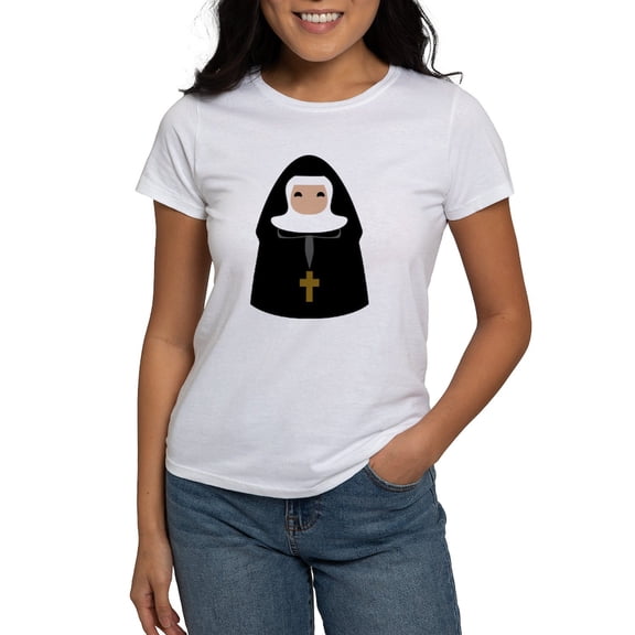 CafePress - Cute Nun Women's T Shirt - Women's Classic T-Shirt