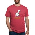 thumbnail image 1 of CafePress - Cute Oberlin White Squirrel Illustration T Shirt - Mens Tri-blend T-Shirt, 1 of 4