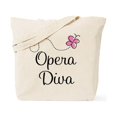 thumbnail image 1 of CafePress - Cute Opera Diva Tote Bag - Unisex Canvas Tote Bag, Beige, 1-Piece, 1 of 9