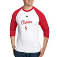 thumbnail image 1 of CafePress - Cute Our First Christmas As Mr. &A Baseball Jersey - Cotton Baseball Jersey, 3/4 Raglan Sleeve Shirt, 1 of 4
