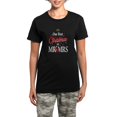 thumbnail image 1 of CafePress - Cute Our First Christmas As Mr. &Amp; Mrs. Pajamas - Women's Short Sleeve Print T-Shirt and Pants Dark Cotton Pajama Set, 1 of 7