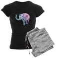 thumbnail image 1 of CafePress - Cute Painted Elephant - Women's Dark Pajamas, 1 of 4