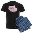 thumbnail image 1 of CafePress - Cute Pig Pajamas - Men's Dark Loose Fit Cotton Pajama Set, 1 of 7