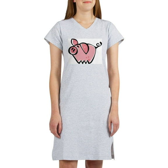 CafePress - Cute Pig - Women's Nightshirt