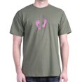 thumbnail image 1 of CafePress - Cute Pink Baby Girl Footprints Maternity D T Shirt - Men's Classic Graphic Cotton T-Shirt, 1 of 4