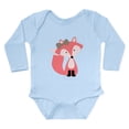 thumbnail image 1 of CafePress - Cute Pink Fox Body Suit - Long Sleeve Cotton Baby Bodysuit, 1 of 4