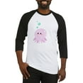 thumbnail image 1 of CafePress - Cute Pink Octopus Baseball Jersey - Cotton Baseball Jersey, 3/4 Raglan Sleeve Shirt, 1 of 4