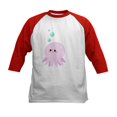 thumbnail image 1 of CafePress - Cute Pink Octopus Baseball Jersey - Kids Cotton Baseball Jersey, 3/4 Sleeve Shirt, 1 of 4