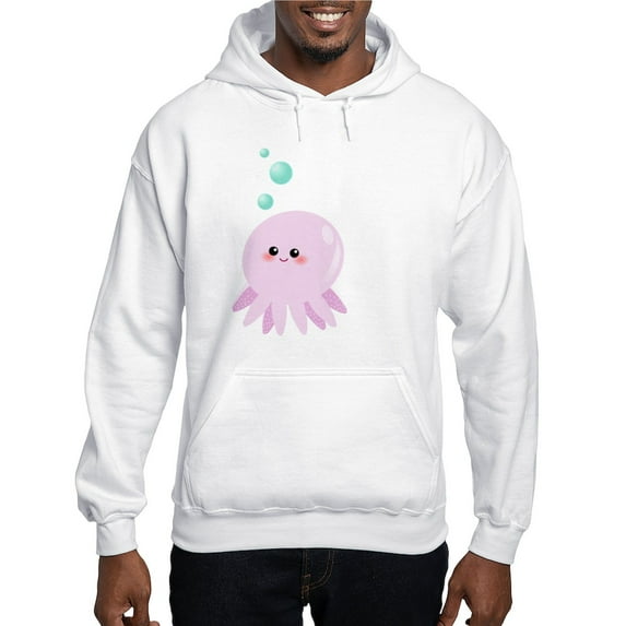 CafePress - Cute Pink Octopus Hoodie - Pullover Hoodie, Hooded Sweatshirt