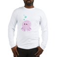 thumbnail image 1 of CafePress - Cute Pink Octopus Long Sleeve T Shirt - Unisex Cotton Long Sleeve T-Shirt, 1 of 4