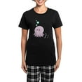 thumbnail image 1 of CafePress - Cute Pink Octopus Pajamas - Women's Short Sleeve Print T-Shirt and Pants Dark Cotton Pajama Set, 1 of 7