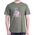 thumbnail image 1 of CafePress - Cute Pink Octopus T Shirt - Men's Classic Graphic Cotton T-Shirt, 1 of 4