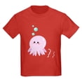 thumbnail image 1 of CafePress - Cute Pink Octopus T Shirt - Dark T-Shirt Kids XS-XL, 1 of 4