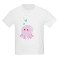 thumbnail image 1 of CafePress - Cute Pink Octopus T Shirt - Light T-Shirt Kids XS-XL, 1 of 4