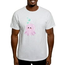 CafePress - Cute Pink Octopus T Shirt - Men's Classic Graphic T-Shirt