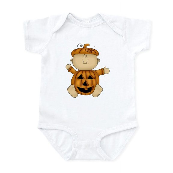 CafePress - Cute Pumpkin Baby Infant Bodysuit - Baby Light Bodysuit, Size Newborn - 24 Months