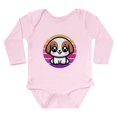 thumbnail image 1 of CafePress - Cute Puppy Dog Retro Sunset Body Suit - Long Sleeve Cotton Baby Bodysuit, 1 of 4