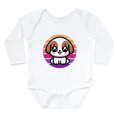 thumbnail image 1 of CafePress - Cute Puppy Dog Retro Sunset Body Suit - Long Sleeve Cotton Baby Bodysuit, 1 of 4