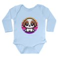 thumbnail image 1 of CafePress - Cute Puppy Dog Retro Sunset Body Suit - Long Sleeve Cotton Baby Bodysuit, 1 of 4