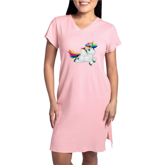 CafePress Cute_Rainbow_Pony__Clip_Art_Image T Shirt Women's