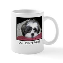 CafePress - Cute Shih Tzu Dog Mugs - 11 oz Ceramic Mug - Novelty Coffee Tea Cup