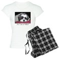 thumbnail image 1 of CafePress - Cute Shih Tzu Dog Women's Light Pajamas - Women's Short Sleeve Print T-Shirt and Pants Light Cotton Pajama Set, 1 of 7