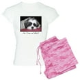 thumbnail image 1 of CafePress - Cute Shih Tzu Dog Women's Light Pajamas - Women's Short Sleeve Print T-Shirt and Pants Light Cotton Pajama Set, 1 of 7