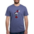 thumbnail image 1 of CafePress - Cute Skeleton Girl With Spooky Balloons Men's Delu - Mens Tri-blend T-Shirt, 1 of 4