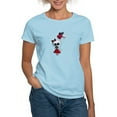 thumbnail image 1 of CafePress - Cute Skeleton Girl With Spooky Balloons T Shirt - Women's Classic T-Shirt, 1 of 4