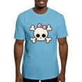 thumbnail image 1 of CafePress - Cute Skull Girl Fitted T Shirt - Fitted T-Shirt, Vintage Fit Soft Cotton Tee, 1 of 4