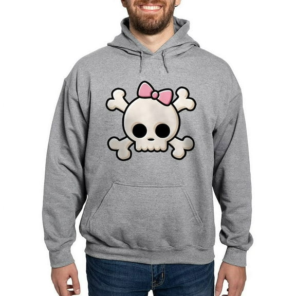 CafePress - Cute Skull Girl Hooded Sweatshirt - Pullover Hoodie, Hooded Sweatshirt