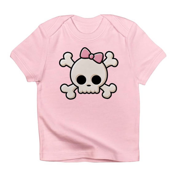 CafePress - Cute Skull Girl Infant T Shirt - Infant T-Shirt