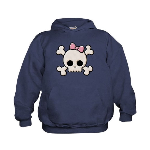 CafePress - Cute Skull Girl - Kids Hooded Sweatshirt, Classic Hoodie