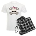 thumbnail image 1 of CafePress - Cute Skull Girl Men's Light Pajamas - Men's Light Loose Fit Cotton Pajama Set, 1 of 7