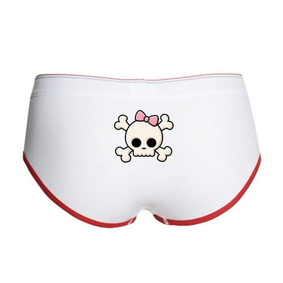 CafePress - Cute Skull Girl Women's Boy Brief - Women's Novelty Briefs, Size S-XL