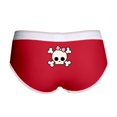 thumbnail image 1 of CafePress - Cute Skull Girl Women's Boy Brief - Women's Novelty Briefs, Size S-XL, 1 of 4